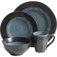 thumbnail image 4 of Gibson Elite Dragonstone 16-Piece Dinnerware Set - Aqua, 4 of 4