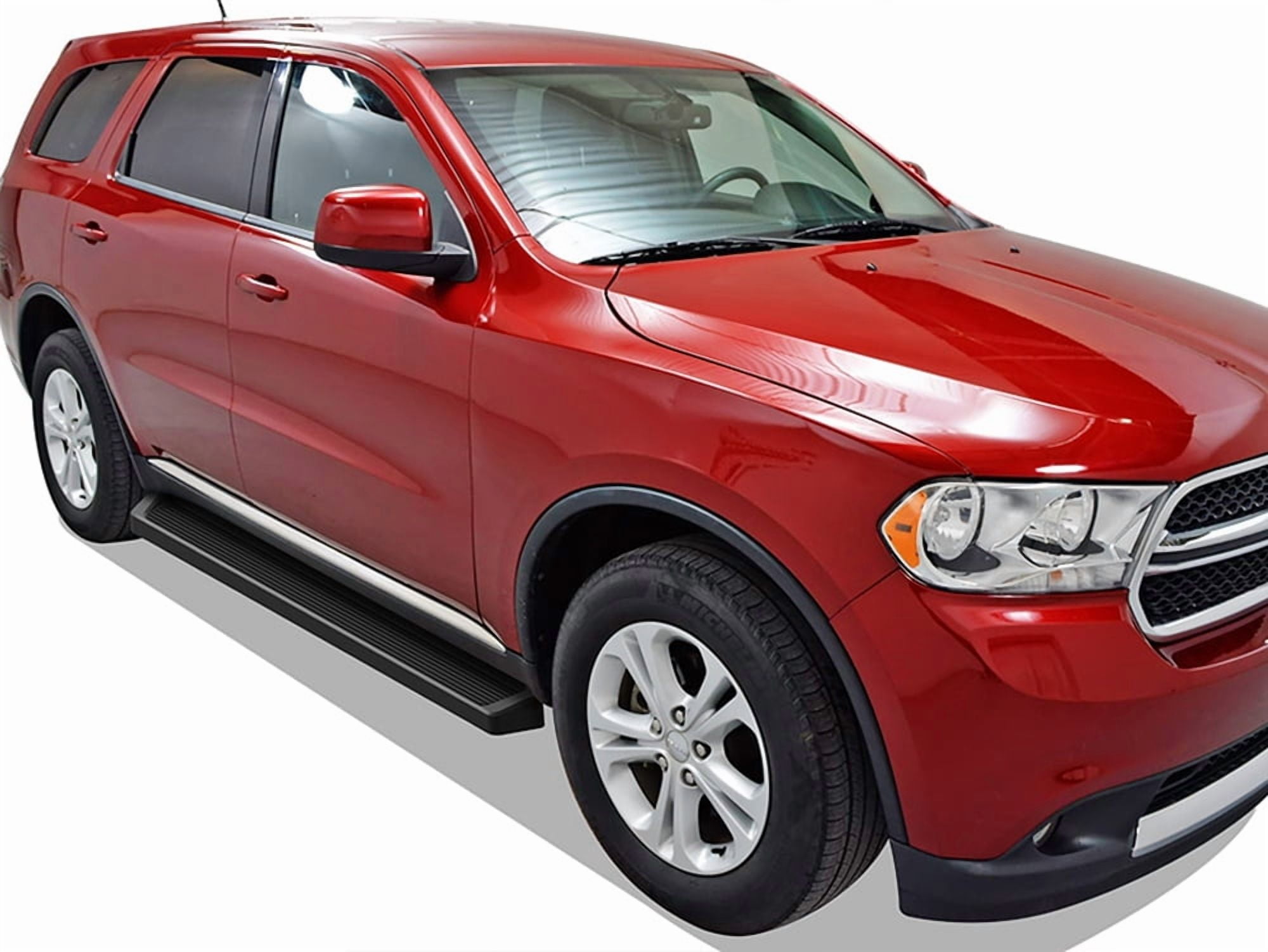 APS Black Running Boards Style Compatible with Dodge Durango 2004-2010 & Chrysler Aspen 2006-2009 (Nerf Bars Side Steps Side Bars)