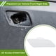 thumbnail image 3 of Tapa de Boquilla de Lavaparabrisas del Parachoques Frontal Derecho Unique Bargains No.97050573200 Tapa de Recorte del Parachoques para Porsche Panamera 2014-2016 Plástico Blanco 1 Pcs, 3 of 7