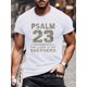 thumbnail image 1 of T-Shirt Featuring Shepherd Psalm 23, Men'S Casual Short-Sleeve Tee for Summer Wear., 1 of 5