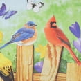 thumbnail image 4 of Northlight Welcome Birds on a Fence Outdoor House Flag 28" x 40", 4 of 7