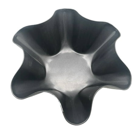 

4Pcs Six-Petal Flower Shape Cake Mold Taco Pot Salad Bowl Tortilla for Cookies Pastry Cake Salad Hold