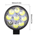 thumbnail image 3 of CAR 27W 9LED Round Mini Trabajo Luz Auxiliar De Luz Auxiliar Luz Para La Carretilla Elevadora De Camiones De Motocicleta Del Automóvil, 3 of 7