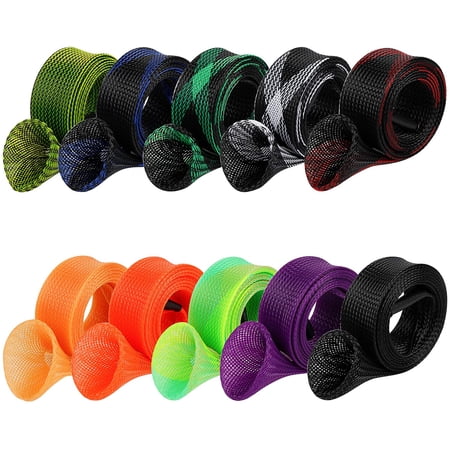 10Pcs Rod Sock Fishing Rod Sleeve Cover Protector Gloves Tools. Flat or Pointed End/Spinning or Casting Rods. Sea or Spinning Fishing Rod$$Sport & Recreation Other