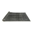 thumbnail image 2 of Ahgly Company Indoor Round Abstract Gray Modern Area Rugs, 6' Round, 2 of 4
