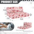thumbnail image 6 of Pzuqiu Pink Dogs Paws Rv Cushion Slipcover Lightweight Rv Dinette Cushion Cover 2 Sets Easy Install Camper Sofa Cushion Cover Camping Accessories for Inside, 6 of 6