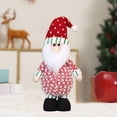 thumbnail image 4 of Vacemry Under $5 Light Up Christmas Doll Figures, Santa Claus Snowman Ornaments Set, LED Standing Figurines Decor Collection, Holiday Xmas Decoration for Table, 4 of 6