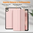 thumbnail image 3 of Fintie Case for Onn. 11" Tablet Pro (2024 Model No.100146660) - Slim Lightweight Hard Shell Stand Cover Compatible with 11-inch Onn. Tablet Pro, Rose Gold, 3 of 8