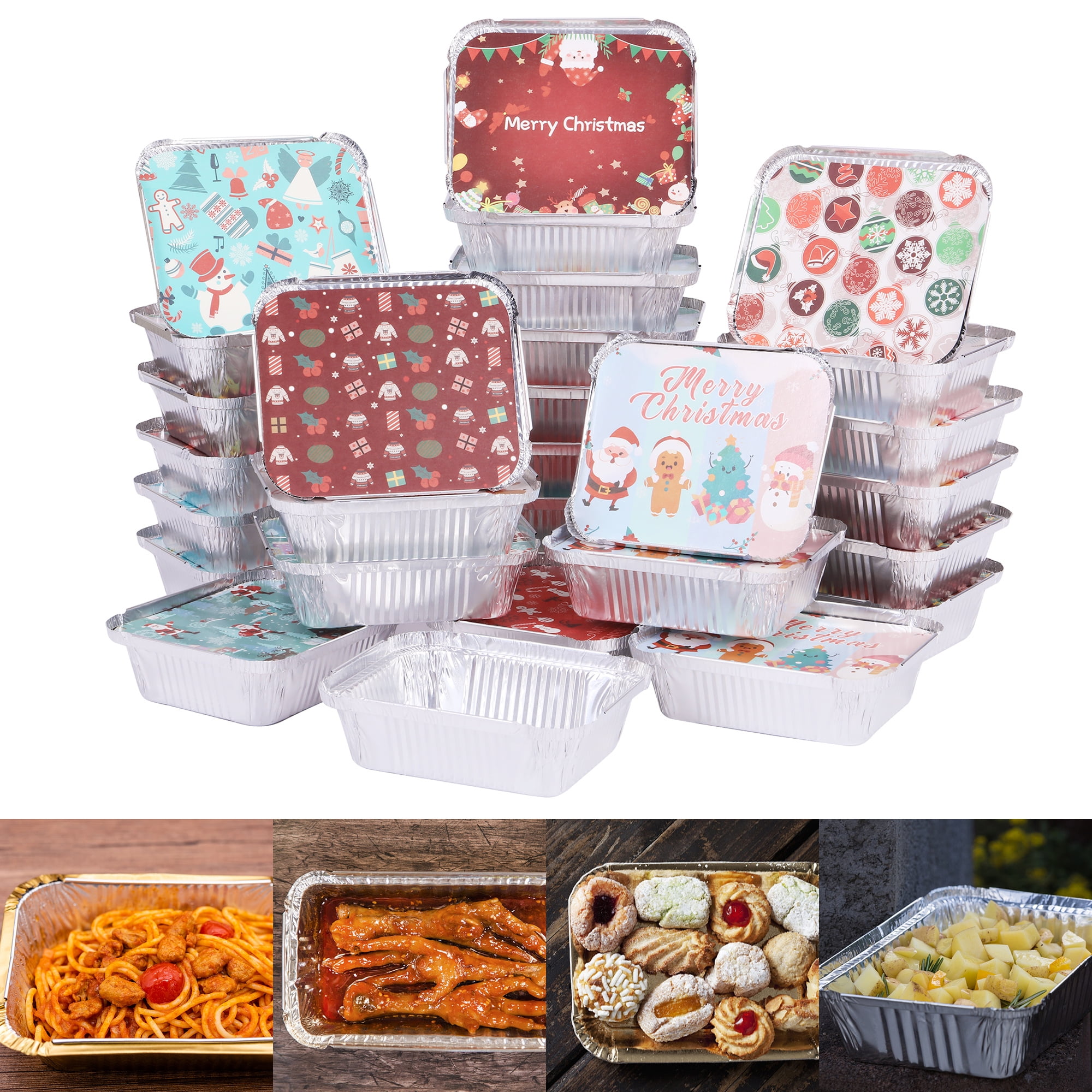 Aluminum Foil Treat, Cookie Goodie Containers Food Storage Pan