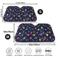thumbnail image 3 of Kdxio Colored Balloons Print Windshield Sun Shade,UV Rays and Sun Heat Protection,Sunshade for Car Windshield,Car Shade Front Windshield - Medium, 3 of 6