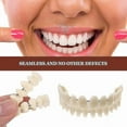 thumbnail image 4 of Smile Snap On False Teeth Upper Lower Dental Veneers Dentures Tooth Cover Set, 4 of 5