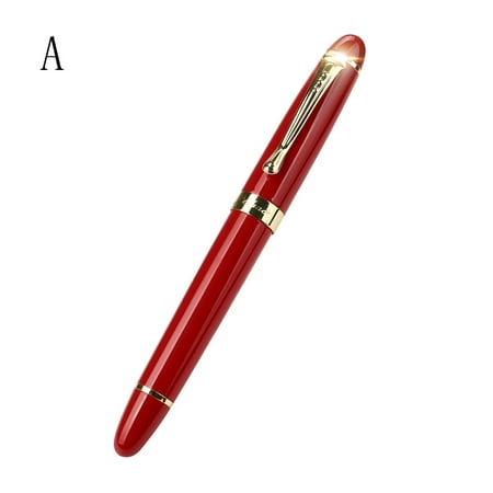 - Matte Frosted Deluxe Black JinHao X450 Fountain Pen 0.5mm Extra Fine Nib