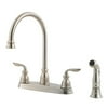 Pfister GT36-4CBS Avalon Kitchen Faucet with Side Spray, Stainless Steel