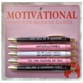 thumbnail image 2 of Motivational Badass Pen Set, 5Pieces Funny Daily Ballpoint Pens Office Gifts, 2 of 5