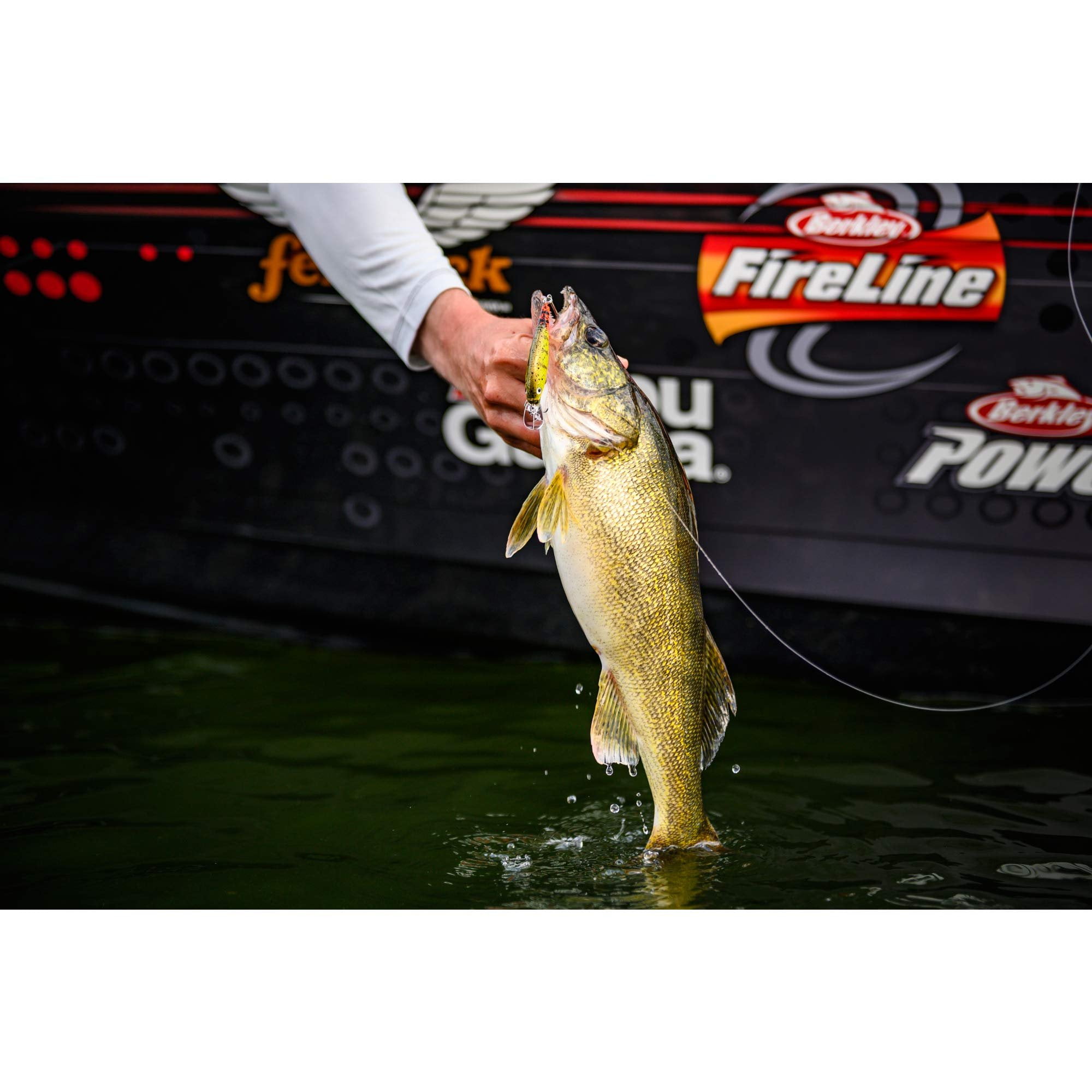 Berkley Flicker Shad Shallow Fishing Lure, Flashy Perch, 2/7 oz