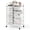 Transparent, variant on Furnibear Rolling Storage Cart 15-Drawer Trolley with Chrome Plated Metal Frame Multi Organizer for Home Office Craft Room Classroom, Transparent