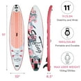 thumbnail image 3 of FULLWATT Inflatable Stand Up Paddle Boards 11 ft with Premium SUP Paddle Board Accessories, Wide Stable Design, Non-Slip Comfort Deck for Youth & Adults, 3 of 10