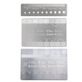 thumbnail image 3 of suyin Coffee Grinding Thick Reference Comparison Card Precision Measure Stainlesssteel, 3 of 7