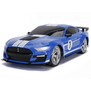 Jada Toys Big Time Muscle 1:16 2020 Ford Shelby GT500 RC Radio Control Cars(Blue)