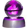 thumbnail image 1 of Luz nocturna con bola de cristal 3D, lámpara de mesa con luz LED de anime, cambio de 7 colores para lámpara de decoración de habitación, regalos de Navidad e ideas de regalos de cumpleaños para n, 1 of 5