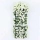 thumbnail image 4 of 2 racimos de pétalos de flores artificiales colgantes, flores artificiales colgantes de glicina para la decoración del hogar de la boda (blanco) ER, 4 of 5
