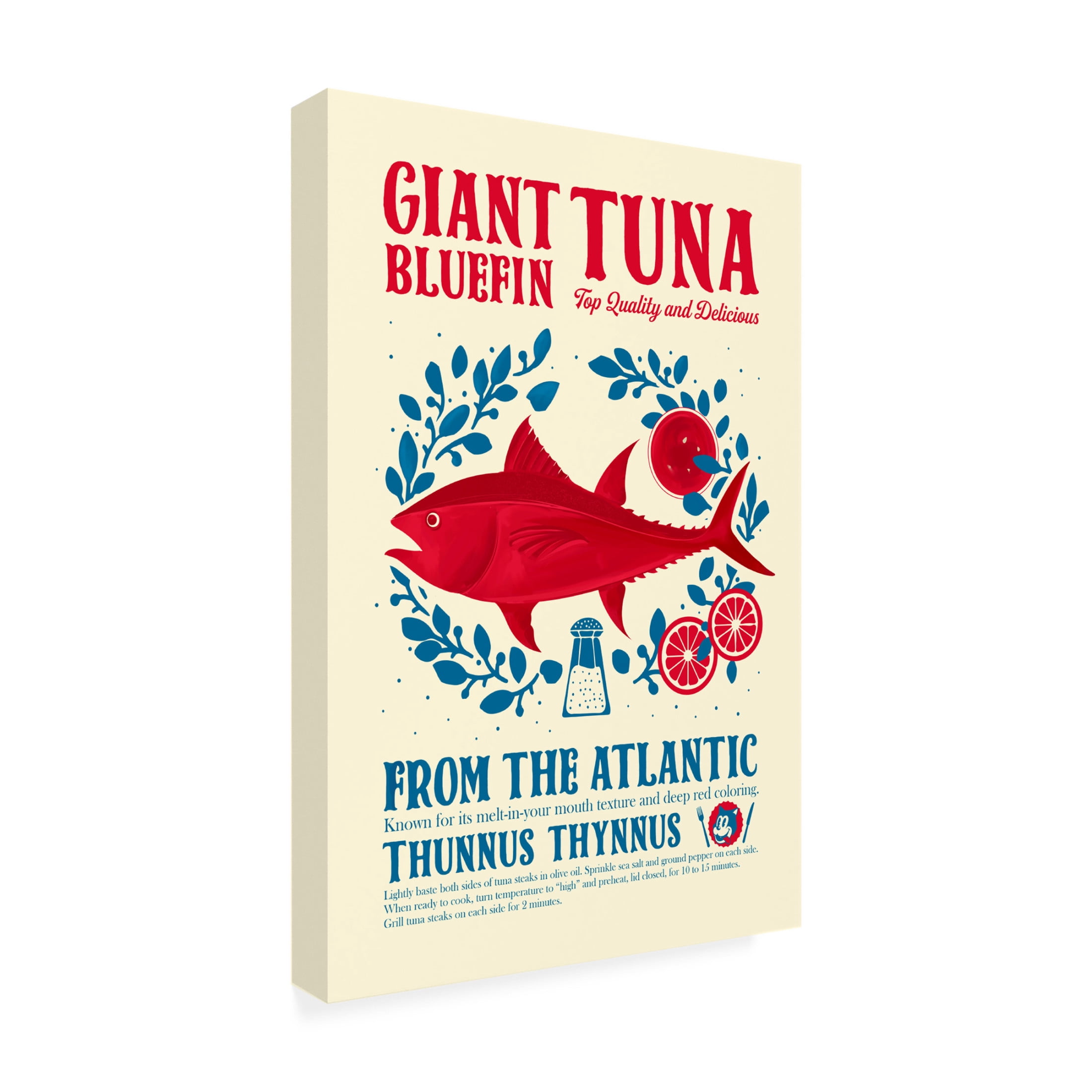 Trademark Fine Art Dionisis Gemos Tuna kitchen print Canvas Wall Art