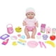 thumbnail image 1 of JC Toys - Guardería La Recién Nacido | Juego de regalo de lujo con canastilla de 25 piezas | Muñeca bebé de vinilo articulada realista de 12" con accesorios | Rosa | Edades 2+ (18348), 1 of 5