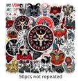 thumbnail image 2 of Paquete de pegatinas Satan Devils Anime, vinilo impermeable, 50 unidades, 2 of 3