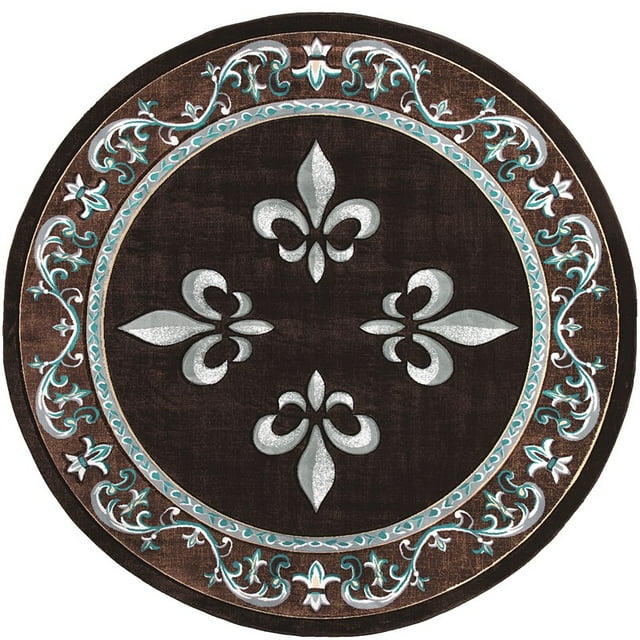 United Weavers Bristol Casselton Turquoise Round Rug Round