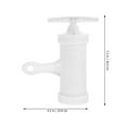 thumbnail image 3 of OULII Pasta Making Tool Manual Pasta Press White PP Material 8-Pcs Set, 3 of 8