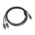 thumbnail image 1 of Injueey Amplificador de potencia para tableta y teléfono móvil, Cable adaptador HiFi tipo c, convertidor divisor de Audio, Conector de Cables de audio/vídeo 1m, 1 of 6
