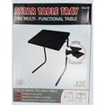 thumbnail image 6 of Portable Foldable Comfortable TV Tray Table - Laptop, Eating, Drawing Tray Table Stand - Adjustable Height & Angle Tray - Sliding Adjustable Cup Holder - Black, 6 of 6