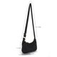 thumbnail image 3 of Bolsa bandolera acolchado de algodón acolchado para mujer con monedero (negro) Likrtyny Para Estrenar, 3 of 3