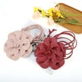 thumbnail image 5 of Unique Bargains 1 Pc Adjustable Waist Belt Elegant Flower Handmade Cord Belt Women Light Brown, 5 of 5