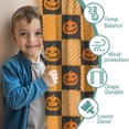 thumbnail image 3 of Small Window Curtains with Retro Halloween Full Moon and Spider Web Design,42x84in long Curtains Set, 3 of 5