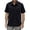 Black, variant on PMVFHDE Men Fishing Shirt Short Sleeve Comfortable Button Down Travel Work Mens Short Sleeve Shirts For Summer Black,XXXXL