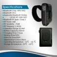 thumbnail image 6 of Klein Electronics Surveillance Earpiece with M5 Connector, In-Ear Acoustic Tube, Directional Mic, Compatible with Siyata SD7, 6 of 7