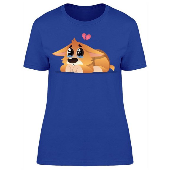 Heartbroken Corgi T-Shirt Women -Image by Shutterstock, Female Small