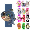 thumbnail image 2 of Reloj de dibujos animados de pez/dinosaurio/unicornio para niños, juguete de tiempo de aprendizaje para bebés, relojes de bofetadas para niños y niñas, reloj para niños de 1 a 15 años Gao Jinjia LED, 2 of 2