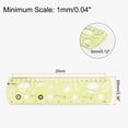 thumbnail image 2 of Uxcell 3pcs Unbreakable Flexible Rulers 20cm/8" Double Scale Shatterproof Folding Plastic Ruler, Light Green, 2 of 6