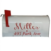 VWAQ Personalized Mailbox Numbers Decal Set