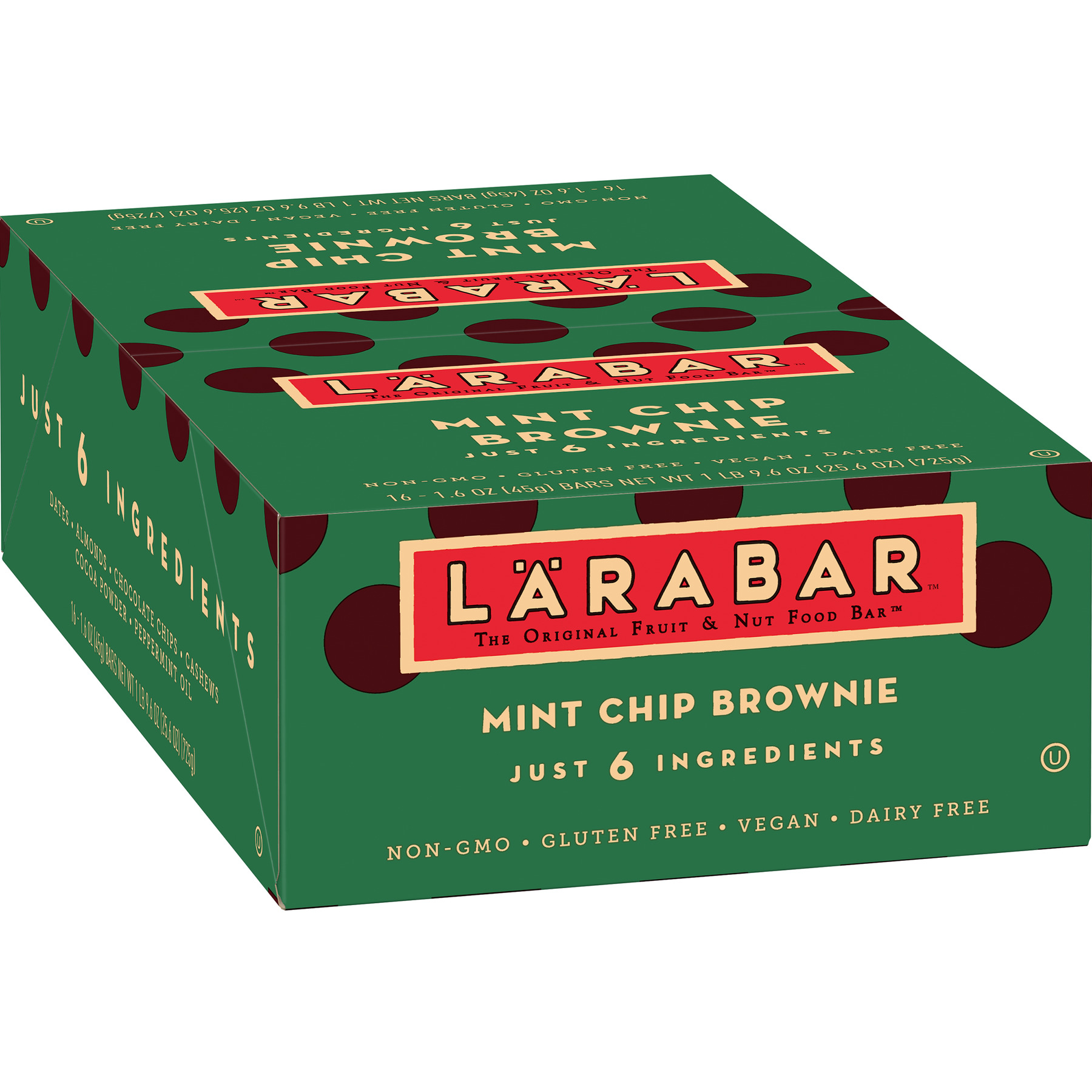 Larabar, Mint Chip Brownie, 16 Ct, 25.6 Oz
