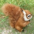 thumbnail image 3 of GROWTH TANK Simulation Squirrels Figure Statue Home Garden Decor Life Like Animals Doll Yellow, 3 of 9