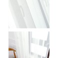 thumbnail image 3 of OULII Light Filtering Window Curtains Polyester for Living Room 1Set, 3 of 5
