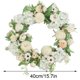 thumbnail image 5 of Injueey Guirnalda de flores artificiales puerta pared colgante simulación decoración hogar boda flor guirnaldas tres 40cm Injueey HA9082-03B, 5 of 6