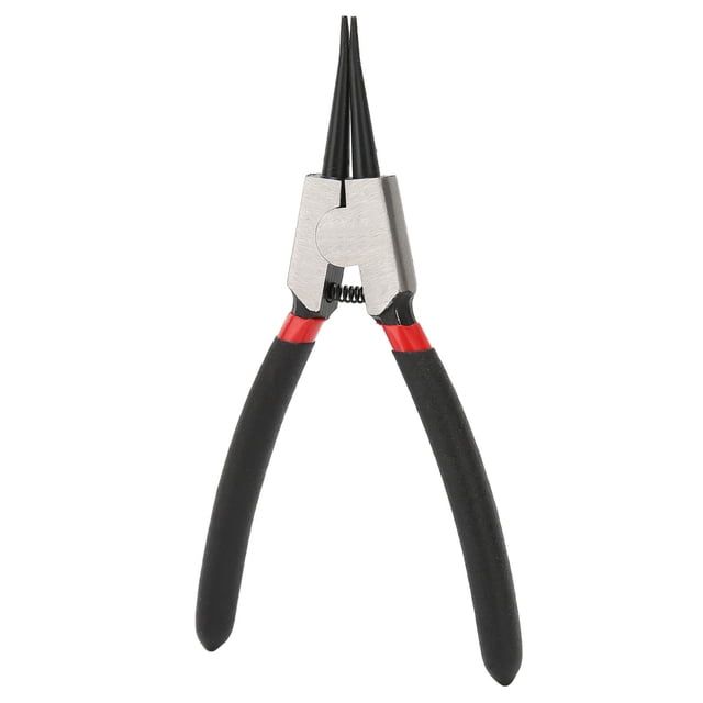 External Straight Circlip Pliers Carbon Steel Rubber Multifunctional Ring Retaining Pliers
