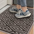 thumbnail image 2 of Sofihas Modern Geometric Design Door Mat Runner Set - 2 Piece Rug Mat Set with Non-Slip, Washable, Entry way Mats in 24x35 and 24x59 Inches. Keep Your Home Clean and Stylish with these Dirt Trappers., 2 of 5