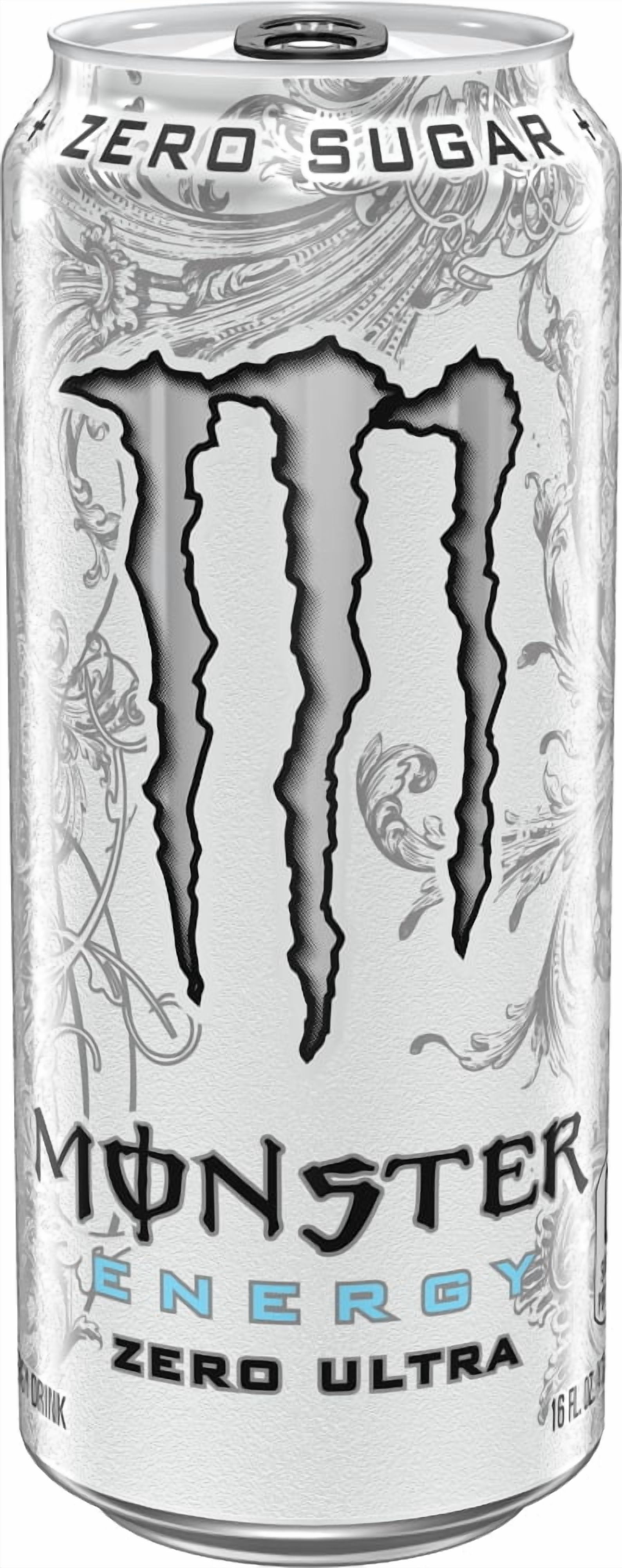 Monster Zero Sugar Zero Ultra Energy Drink Multipack Cans 4 CT / 16 fl oz - 2 Box