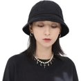 thumbnail image 2 of YooGuoGuo Bucket Hat for Women Mens Unisex Packable Washed Cotton Bucket Hat Summer Outdoor Cap Beach Bucket Hats, 2 of 6