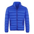 GWNDHTBL Men Puffer Jacket with Hood Ultra Lightweight Packable Quilted